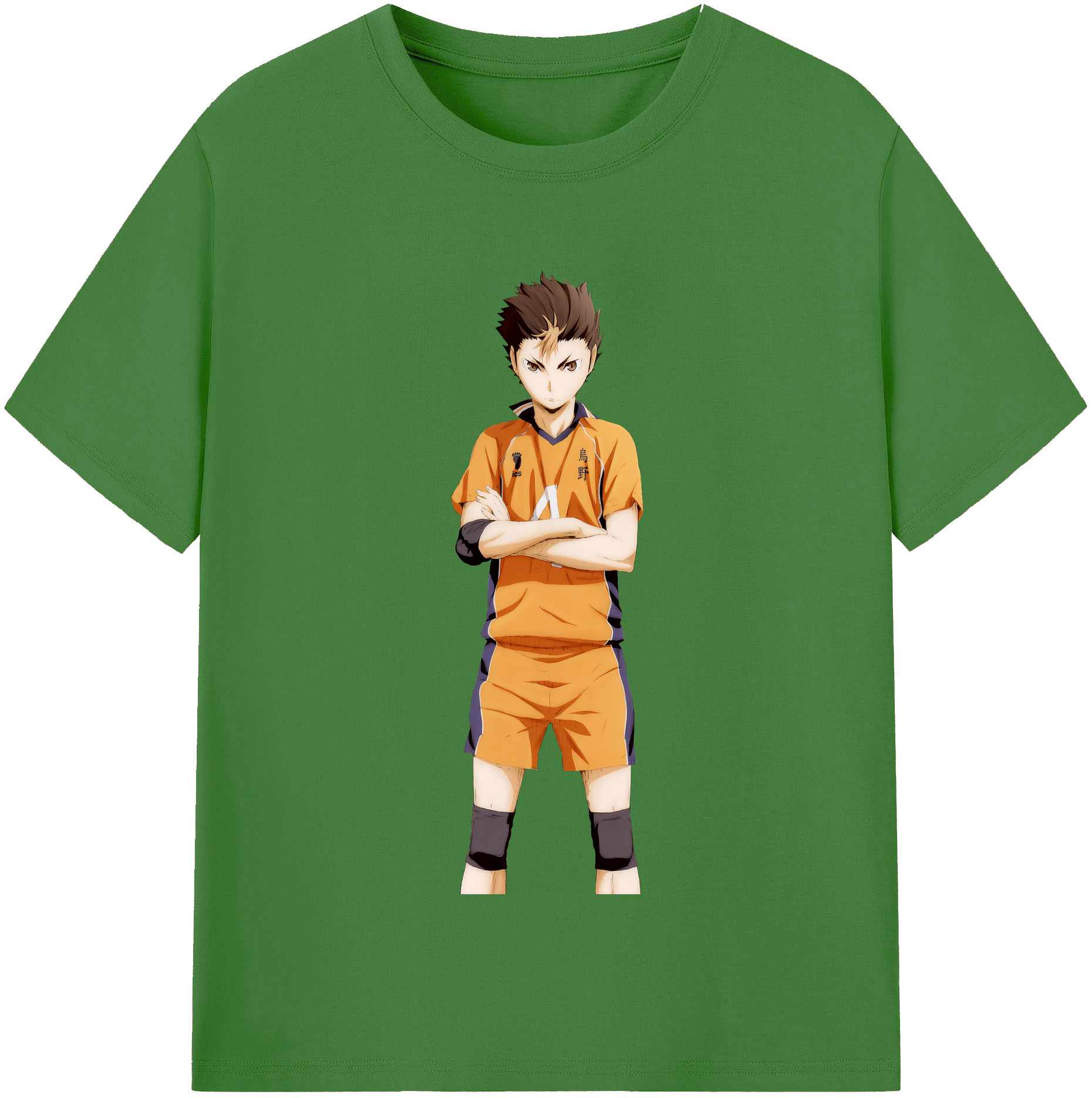 （画像用） ハイキュー!! Haikyu!! レディースカジュアルプリントTシャツ（綿100％）